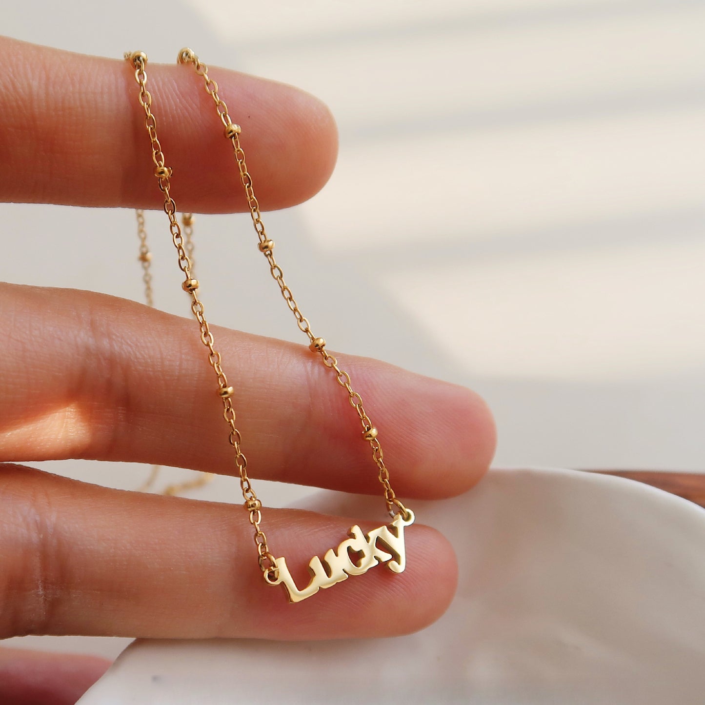 Lucky Letter Necklace