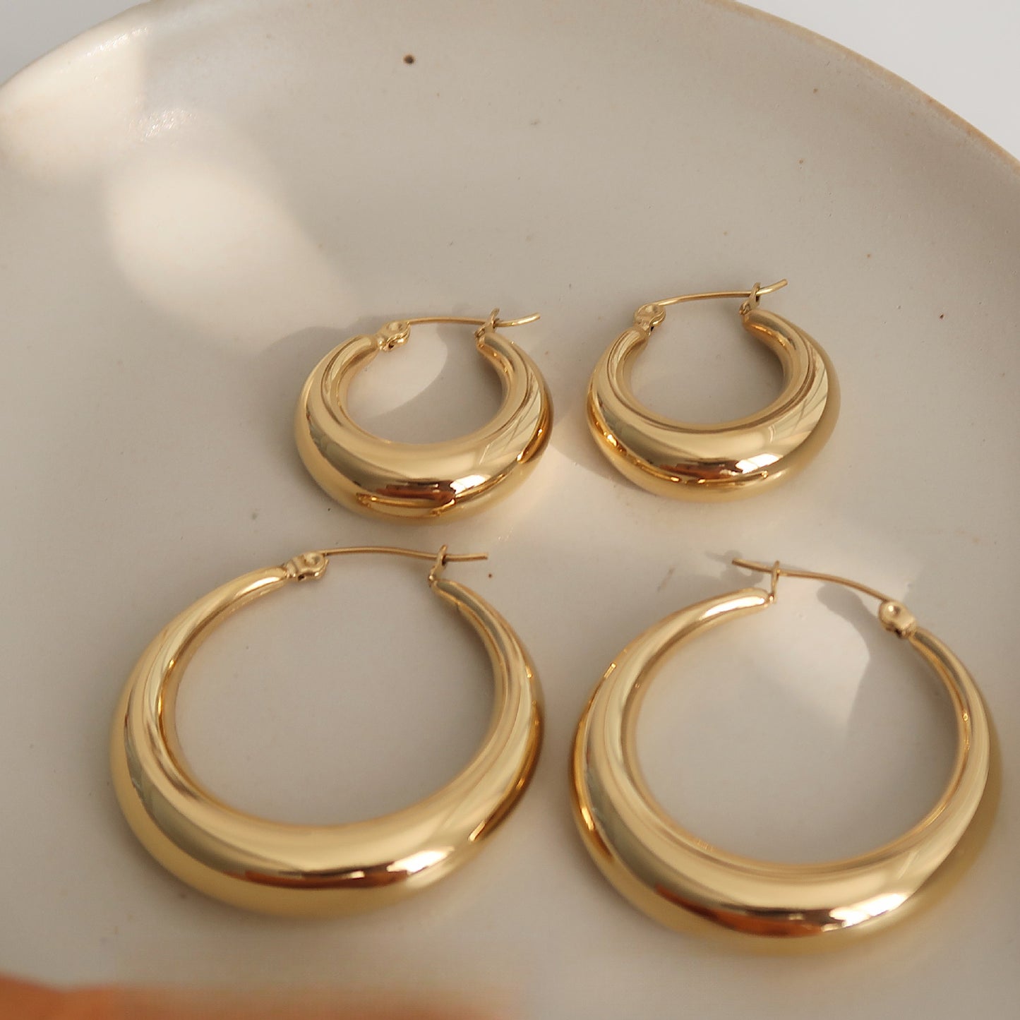 Hollow Round Earrings