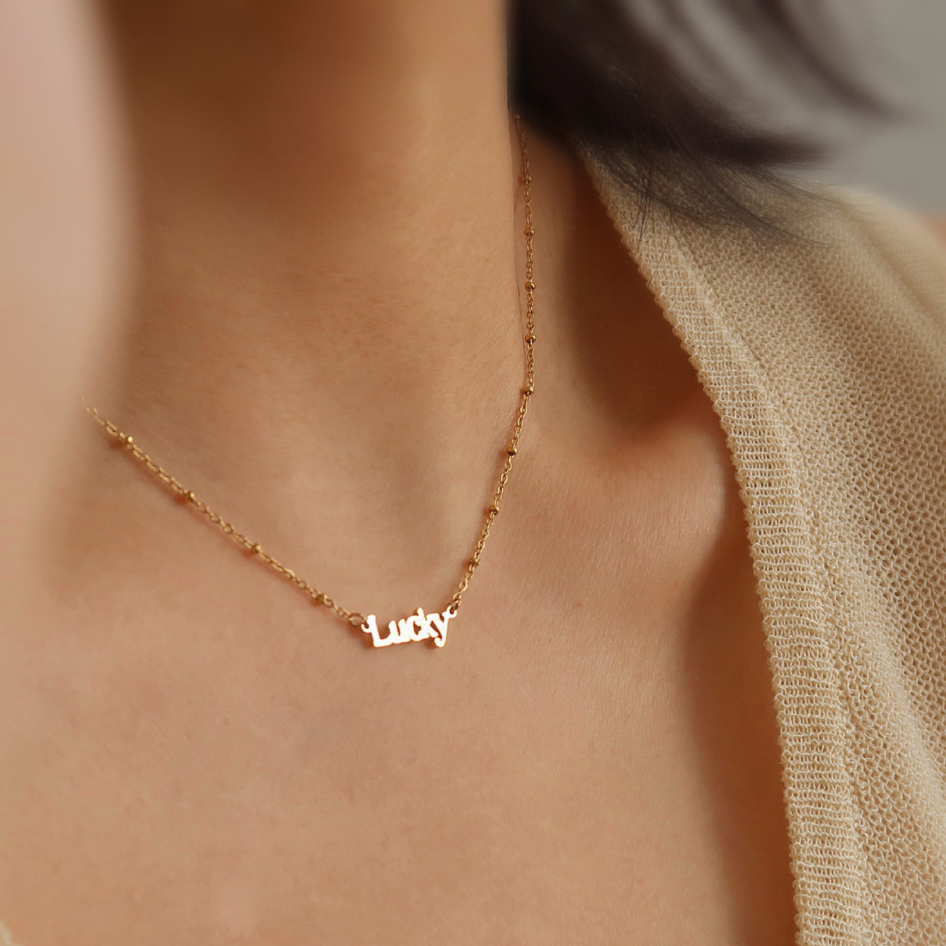 Lucky Letter Necklace