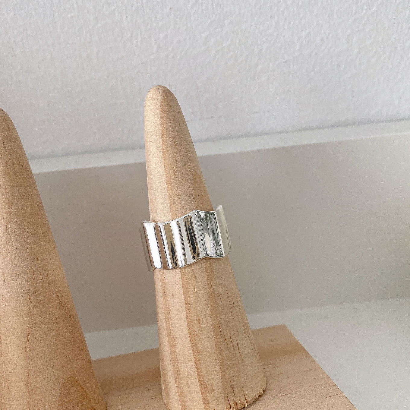 Wave silver Ring