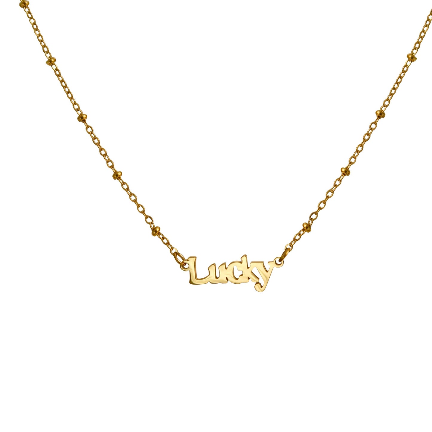 Lucky Letter Necklace