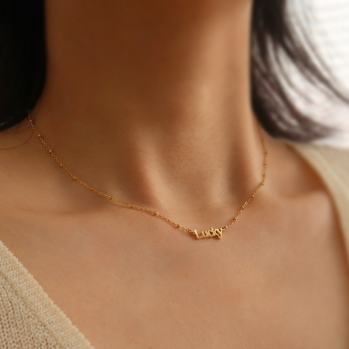 Lucky Letter Necklace