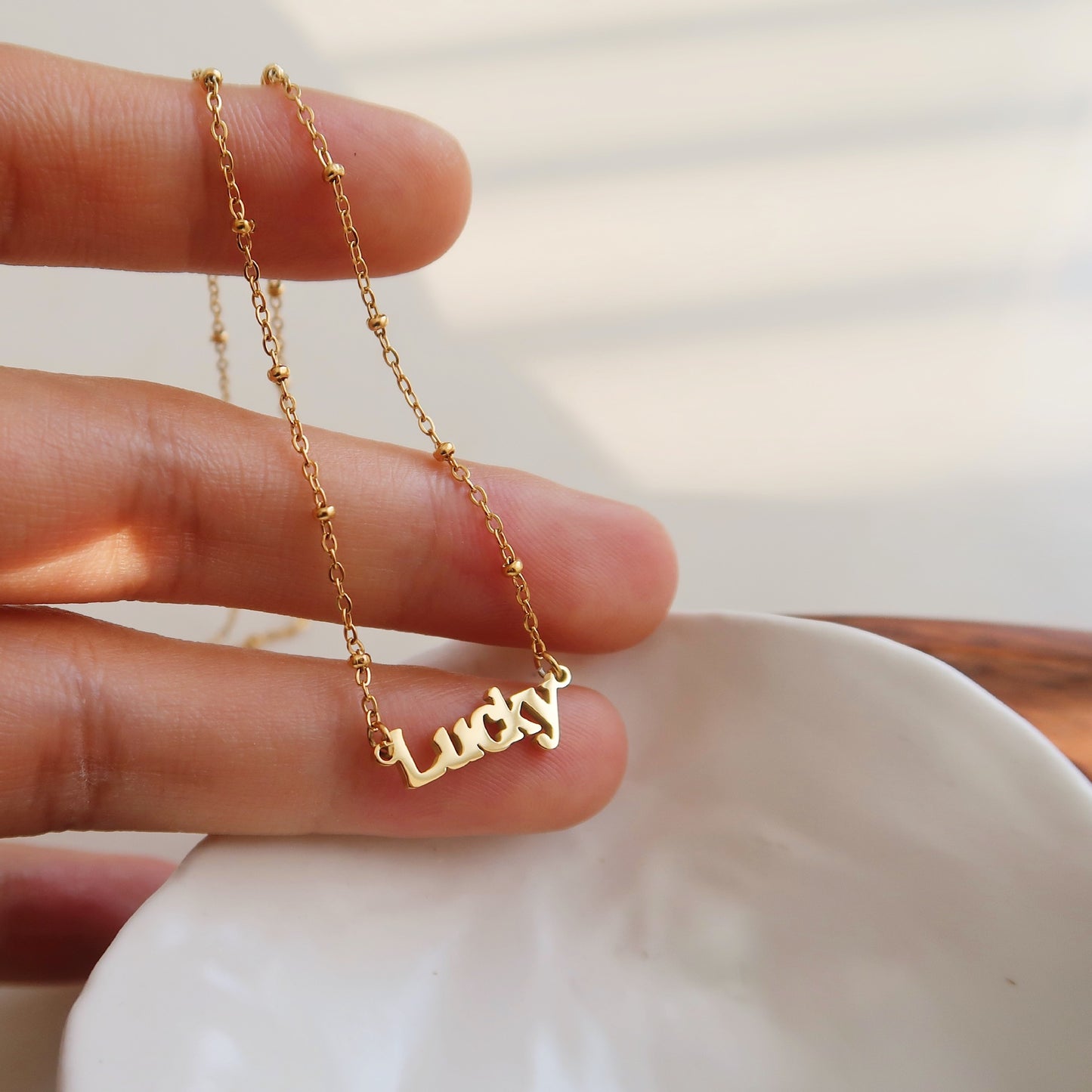 Lucky Letter Necklace